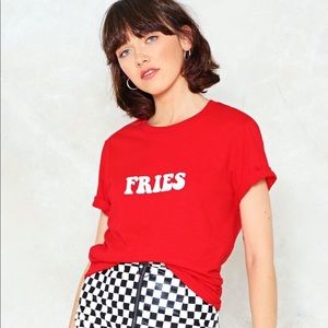 NASTYGAL brand new fries T